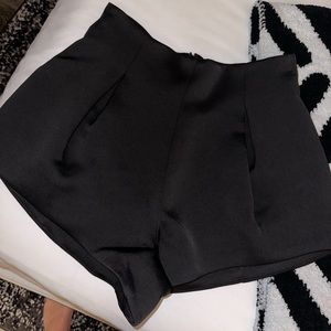 Zara satin shorts